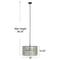Hello Honey® Emma Capiz Black Finish Pendant Lamp